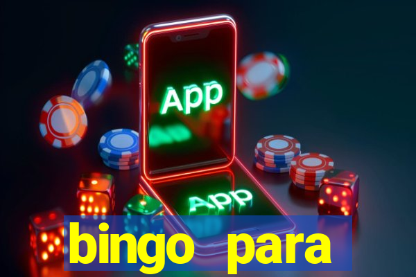 bingo para despedida de solteira para imprimir